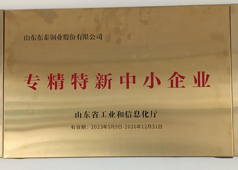 Specialized, refined, and innovative small and medium-sized enterprises